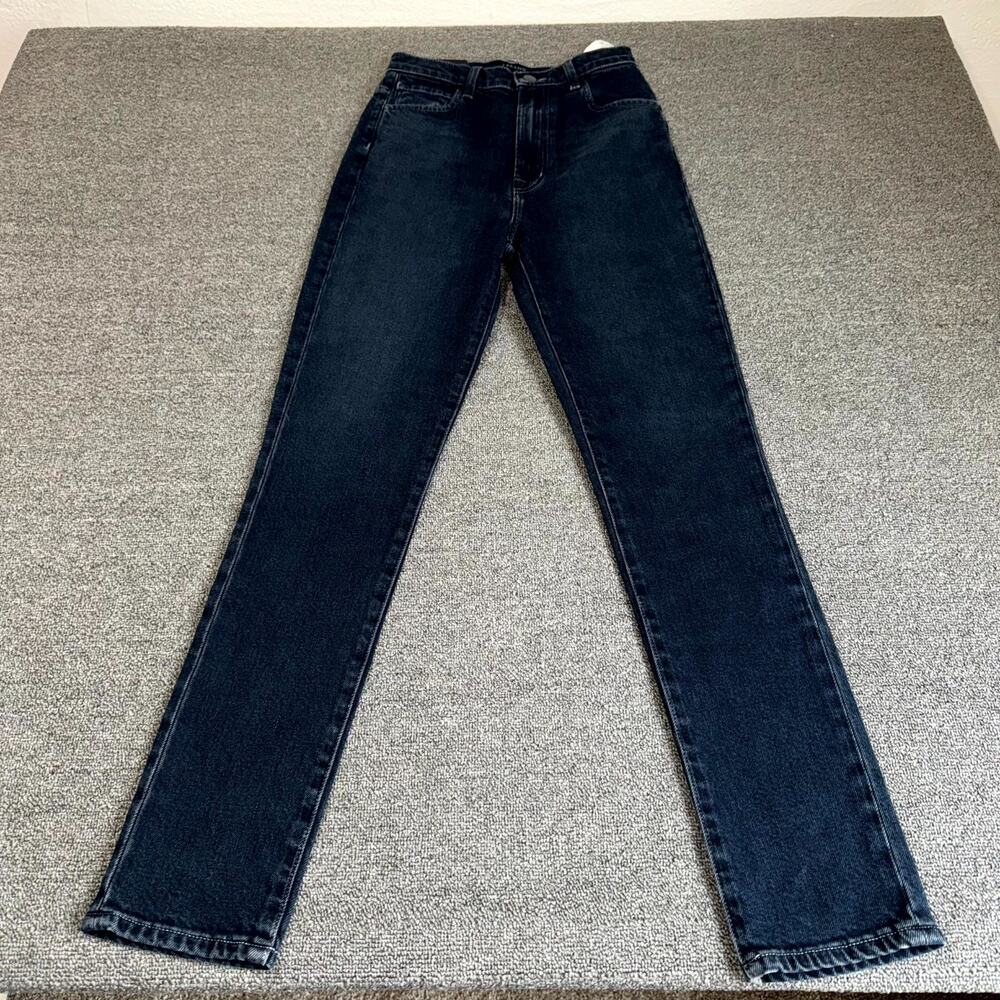 J Brand Slim Straight Jeans Womens 25 Blue Denim Super High Rise 5-Pockets NWT